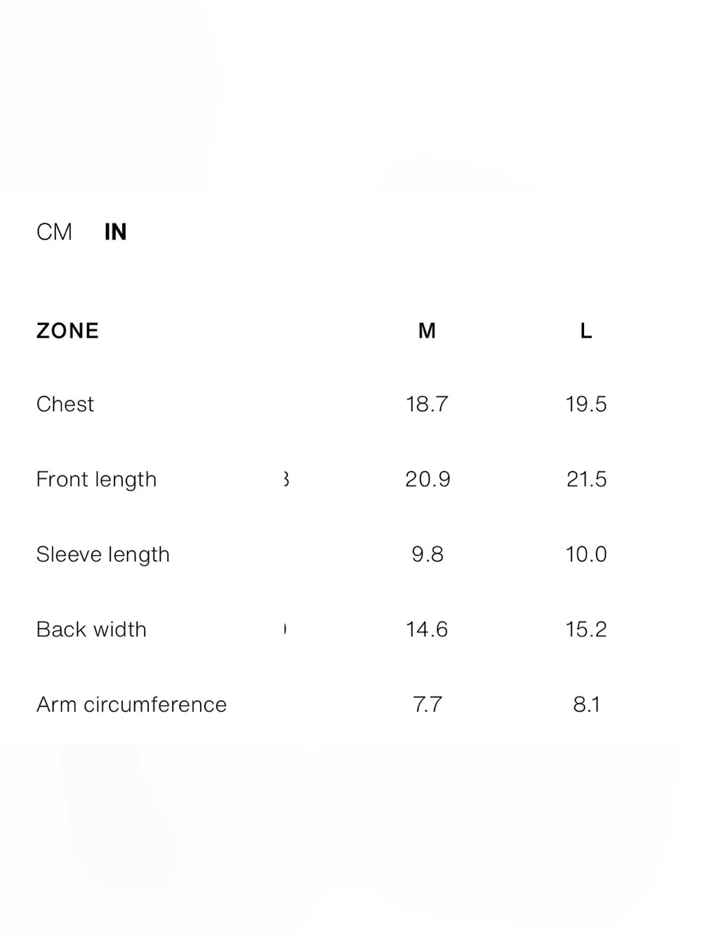 Zara elastic 100% opening